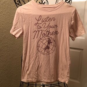 Cat & Jack Logo Short Sleeve Mauve T-Shirt L 10/12 NWOT